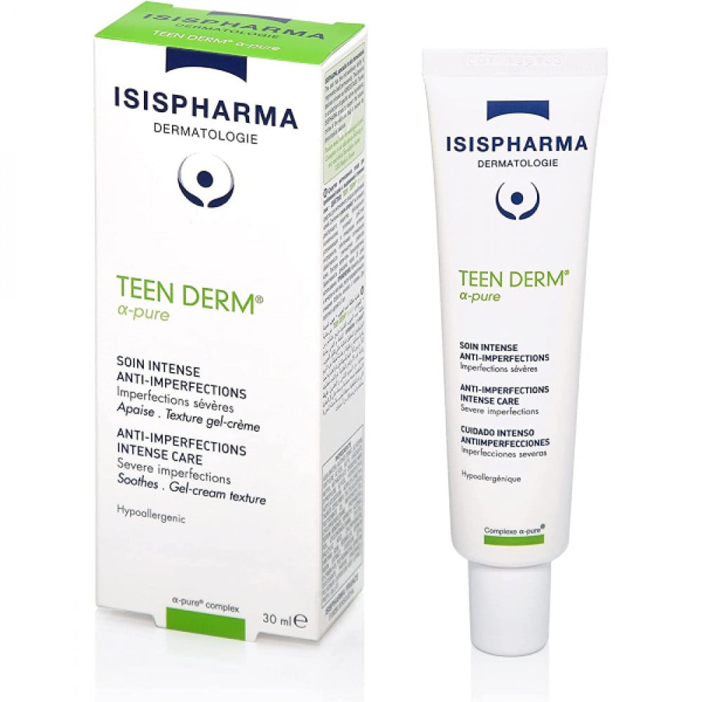 Isispharma cream 30ml spot and blackhead removal teen derm