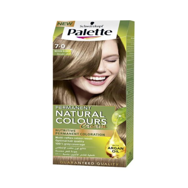 Palette hair color naturals 7.0 medium blonde