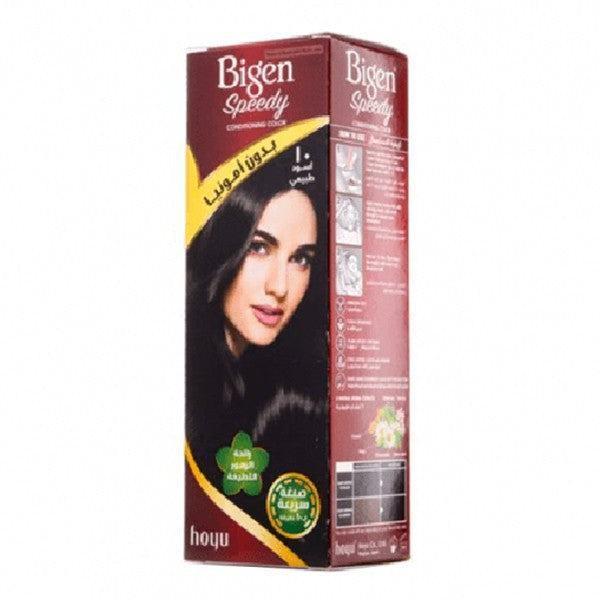 Bigen Women's Hair Dye 40g Speedy Ammonia Free 10 Natural Black