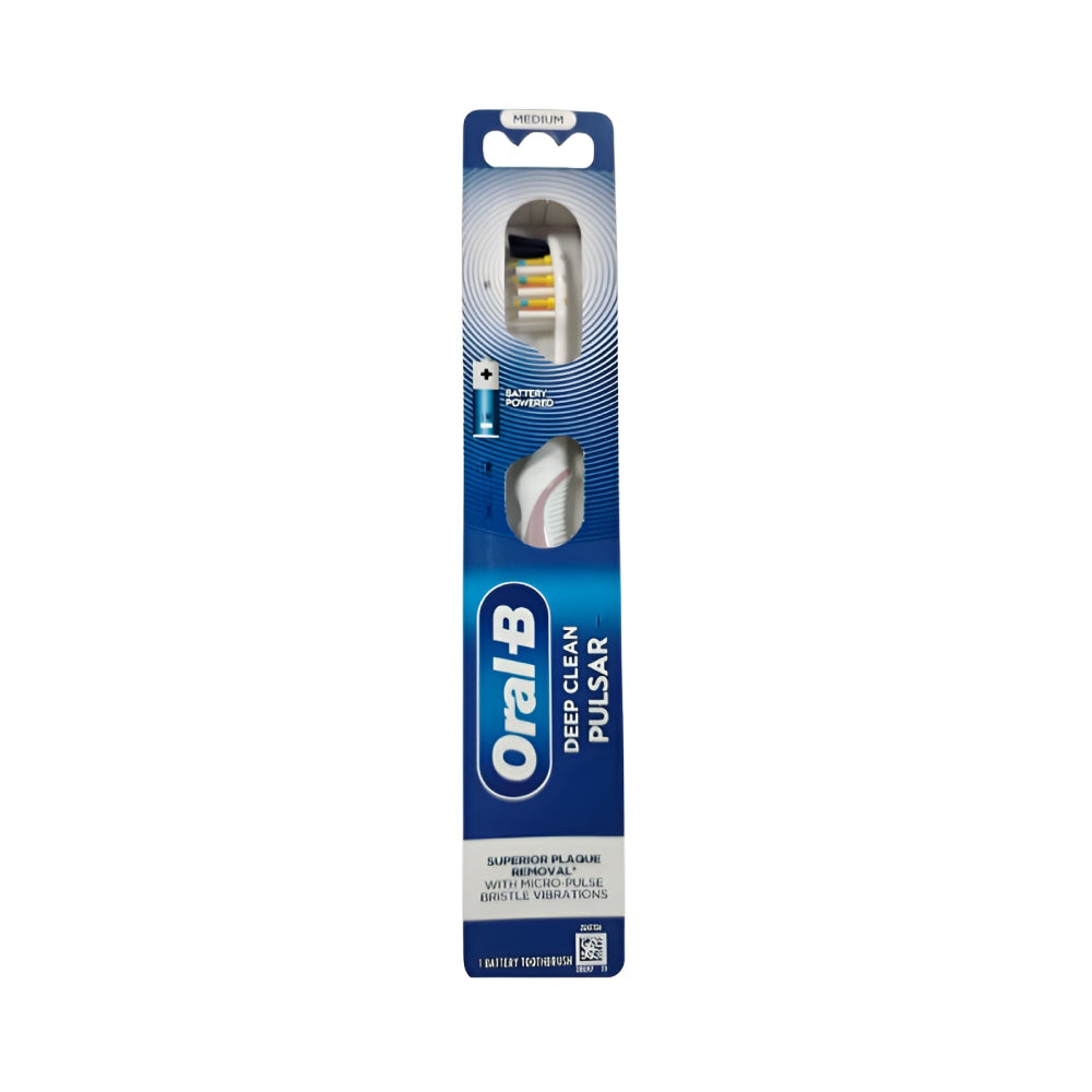 Oral-B Toothbrush Deep Clean Medium Works With Battery