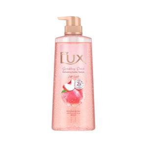 Lux Shower Gel 700ml Refreshing Bubbly Texture Sparkling Peach