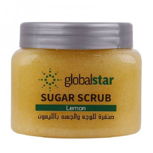 Global star sugar scrub 600g for face and body with lemon