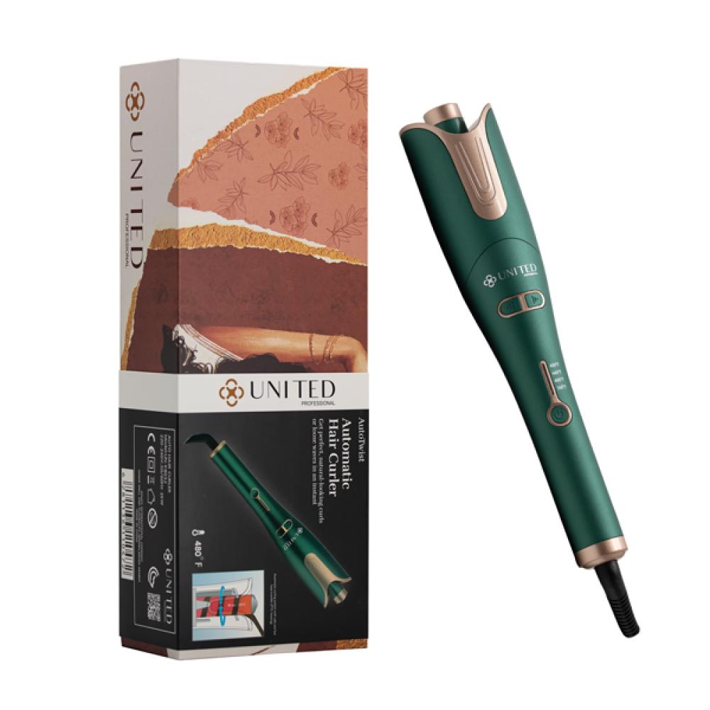 United Hair Curling Iron K8032 Fast Self Green