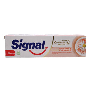 Signal Toothpaste 75ml Complete 8 Pink Salt And Chamomile