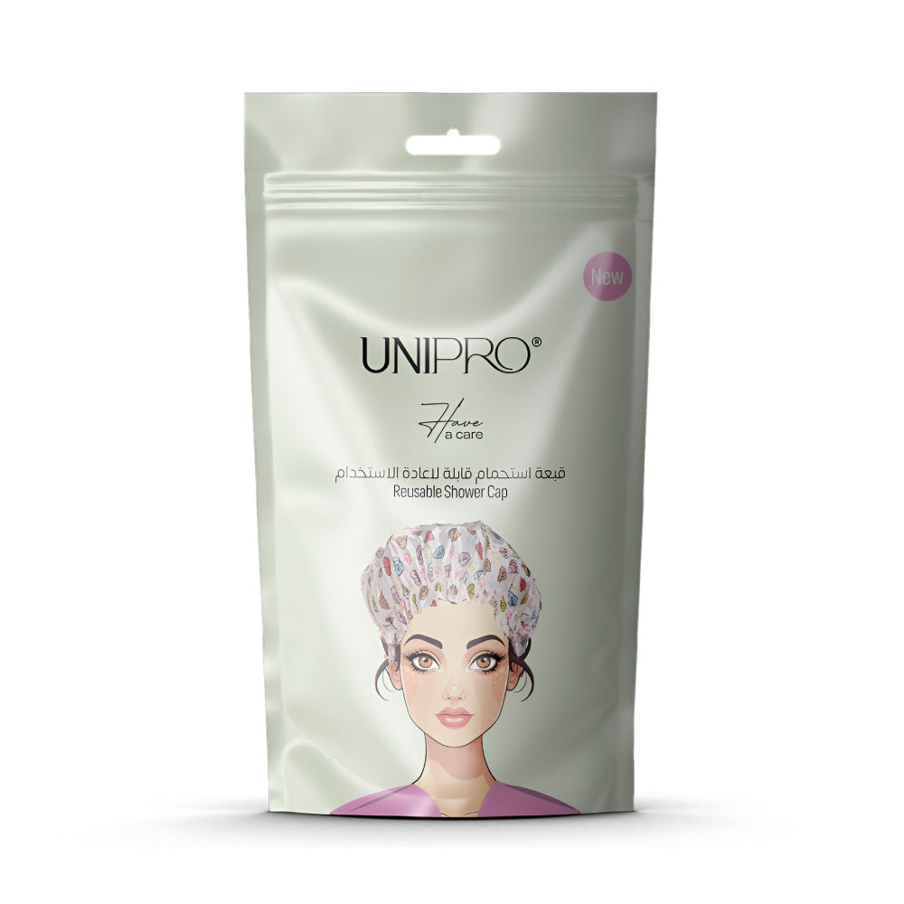Unipro Hair Cover 4773 Plastic with Strap for Shower