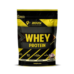 Body Builder Gold Whey Protein Powder – Vanilla Marshmallow, 2 lbs (907g)