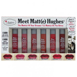 The Balm Lip Kit 6pc Meet Matte Hughes 12 Liquid