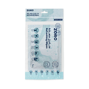 Zoro Wet Wipes Cooling Unscented Refreshing 1 × 5 Wipes
