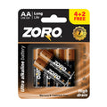 Zoro battery 6pc aa 1.5v