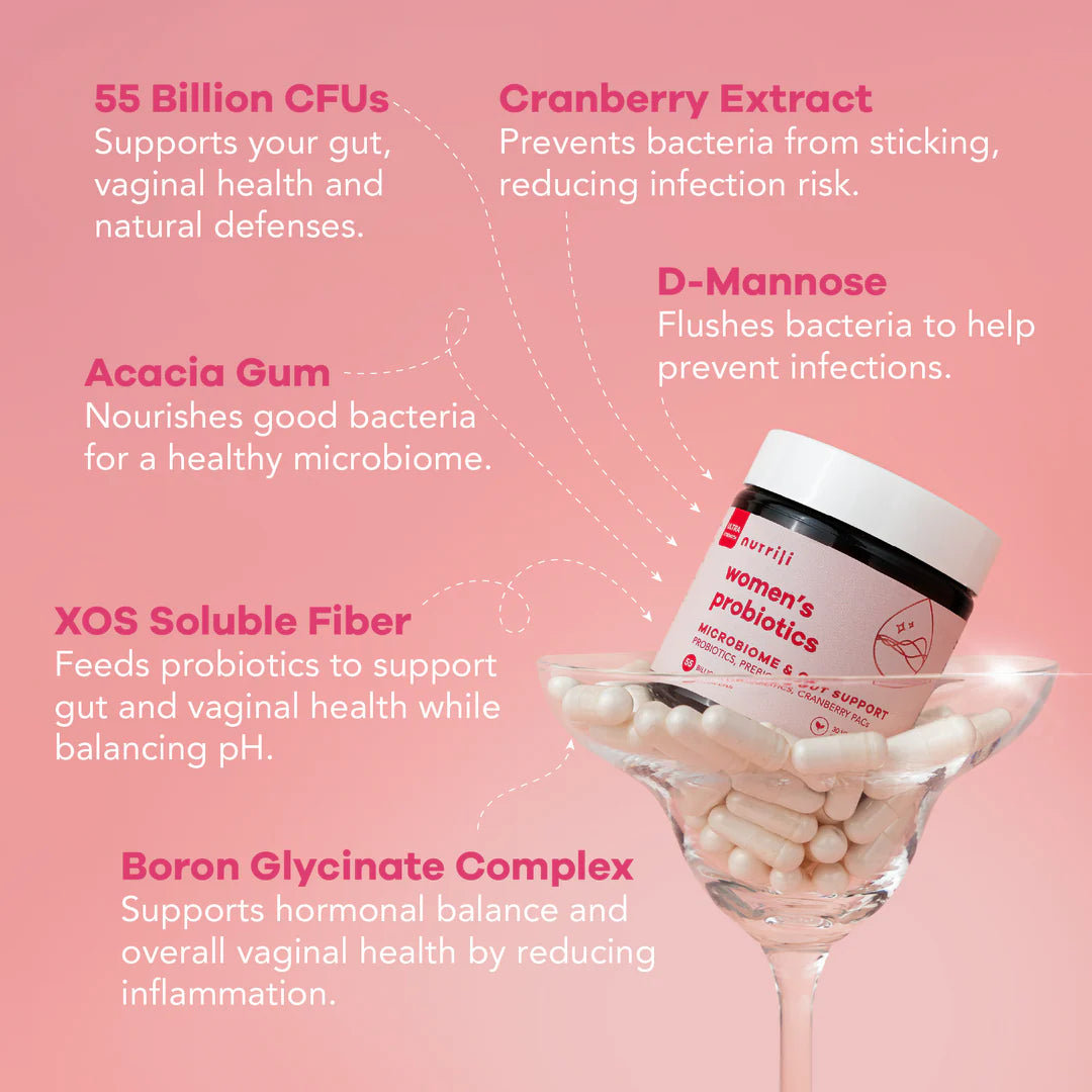 Nutrili Women Probiotics 55 Billion CFUs 30 capsules