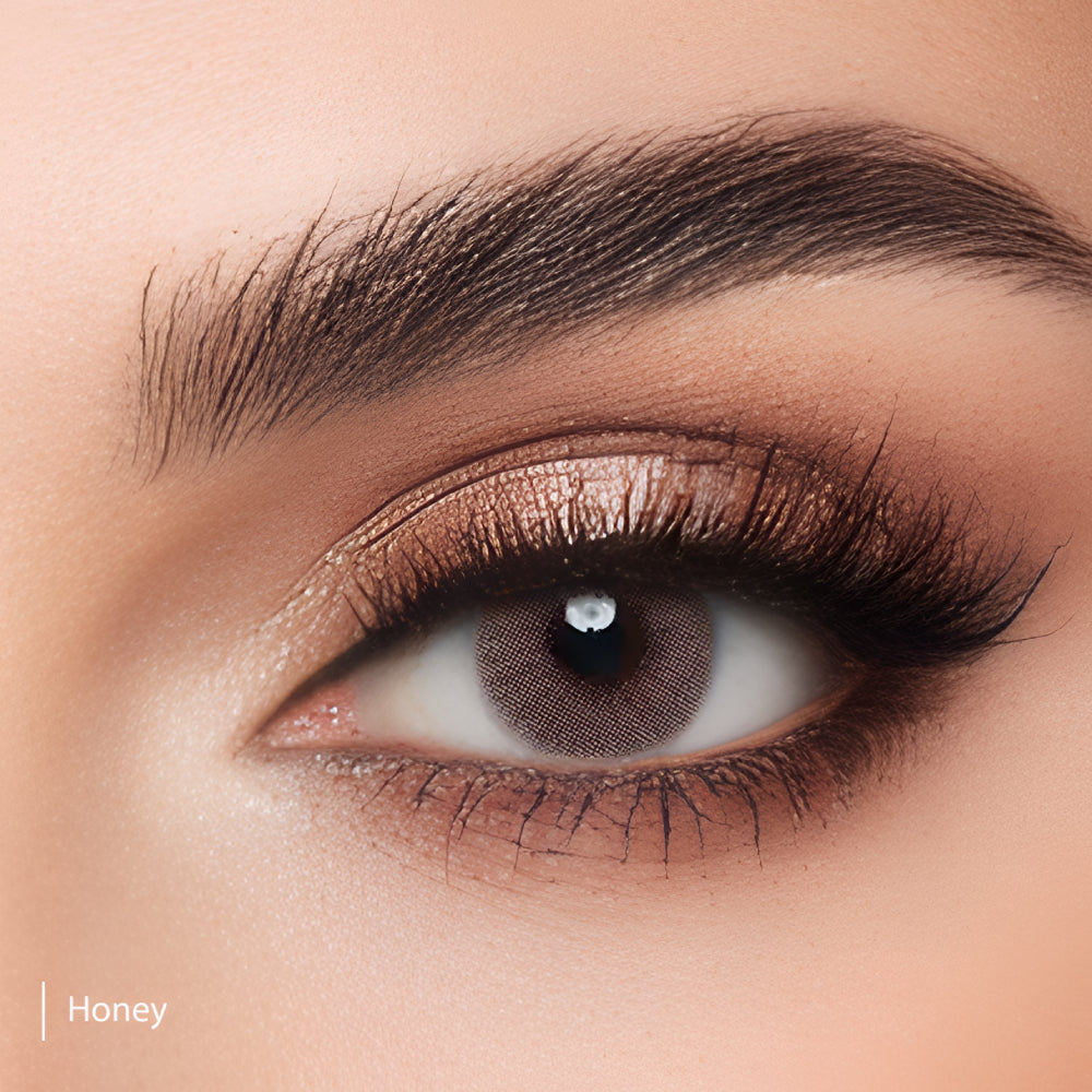 X Lens  Monthly Colored Lens Honey