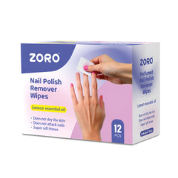 Zoro nail polish remover wipes 12wipes