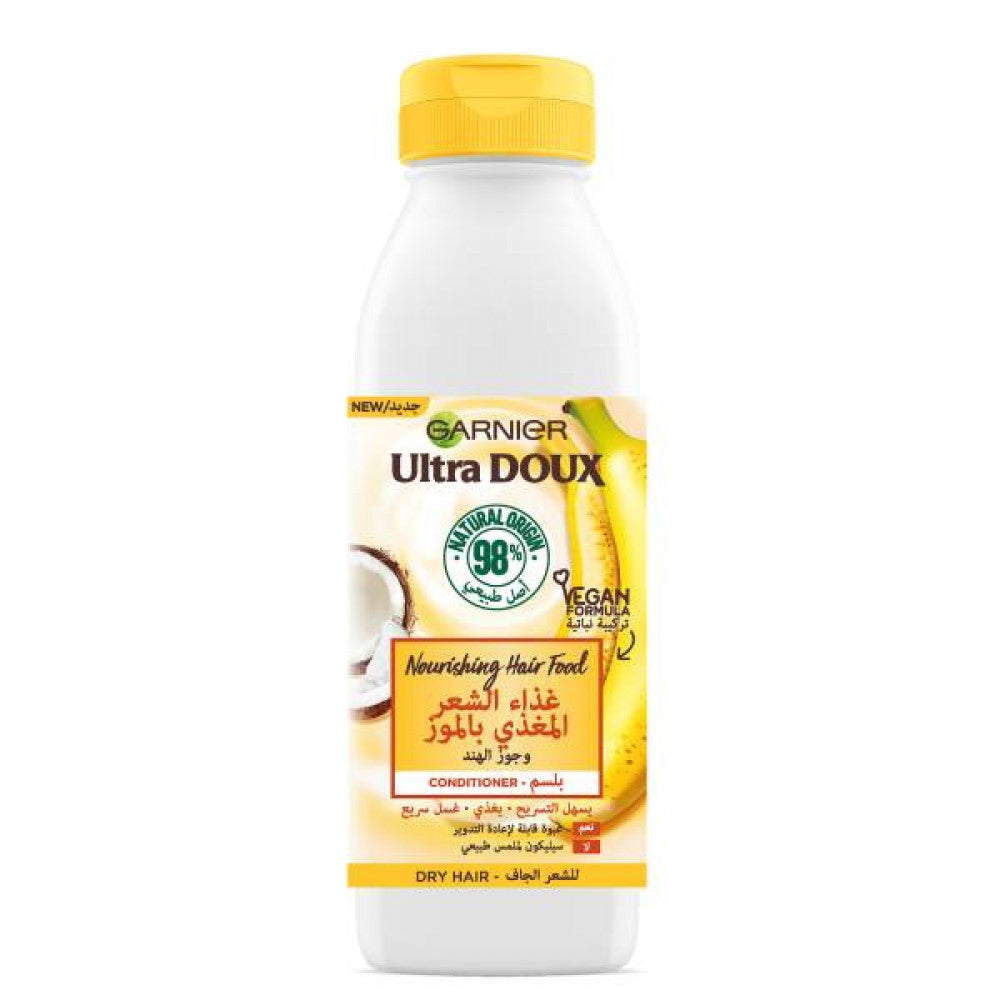 Garnier Hair Conditioner 350ml Ultra Doux With Banana And Coconut