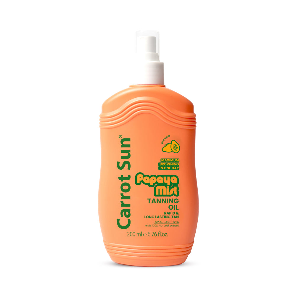 Carrot Sun Tanning Oil Spray 200ml Papaya Mist