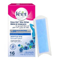 Veet underarm hair removal wax strips 16pc for sensitive skin