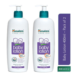 Himalaya baby lotion special offer with olive oil and almond oil 2 x 400 ml
