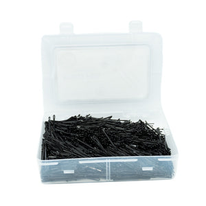 Pasteel hair bins black medium