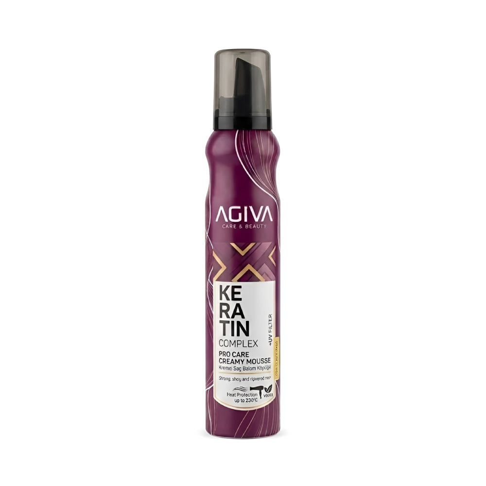 Agiva Hair Foam 200ml Keratin Complex