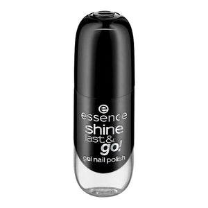 Essence nail polish shine last & go gel 46 black is back