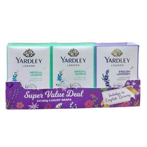 Yardly Bar Soap Super Value Deal 3 x 100 mg