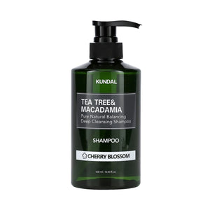 Kundal hair shampoo 500ml tea tree & macadamia cherry blossom