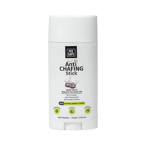 Pee Safe Anti Chafing Stick 75g 100% Natural For Thighs And Underarms
