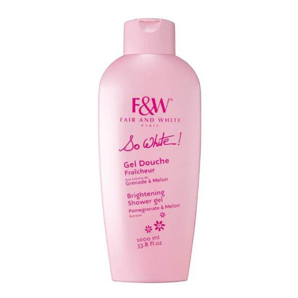 Fair & white shower gel 1000ml so white with pomegranate and watermelon