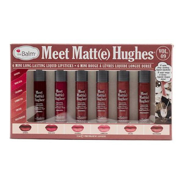The Balm Lip Kit Meet Matte Hughes 6pc 9 Liquid 