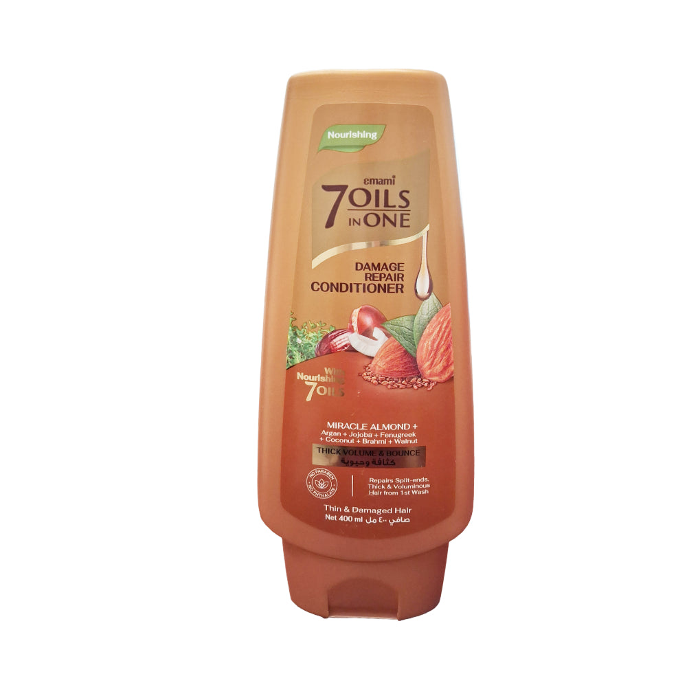 Emami hair conditioner 400ml 7in1 hair repair with miracle almond scent