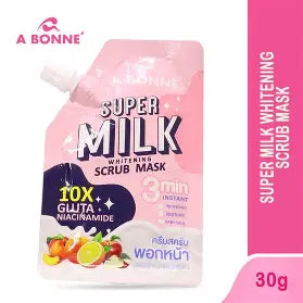 A Bonne Super Milk Scrub Mask & Spa Milk Salt Body Scrub- Whitening