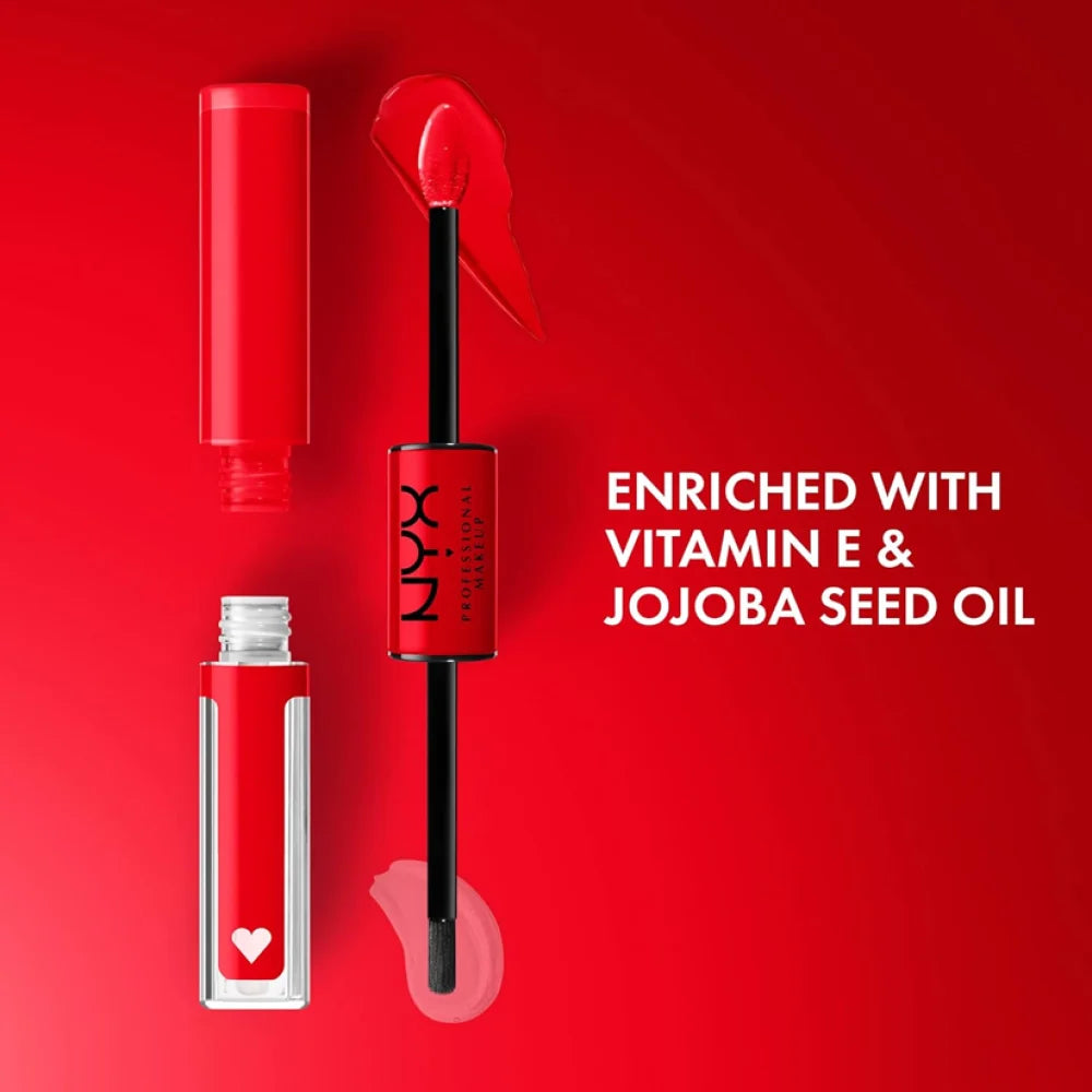 NYX Lip Color 17 & Gloss Rebel In Red