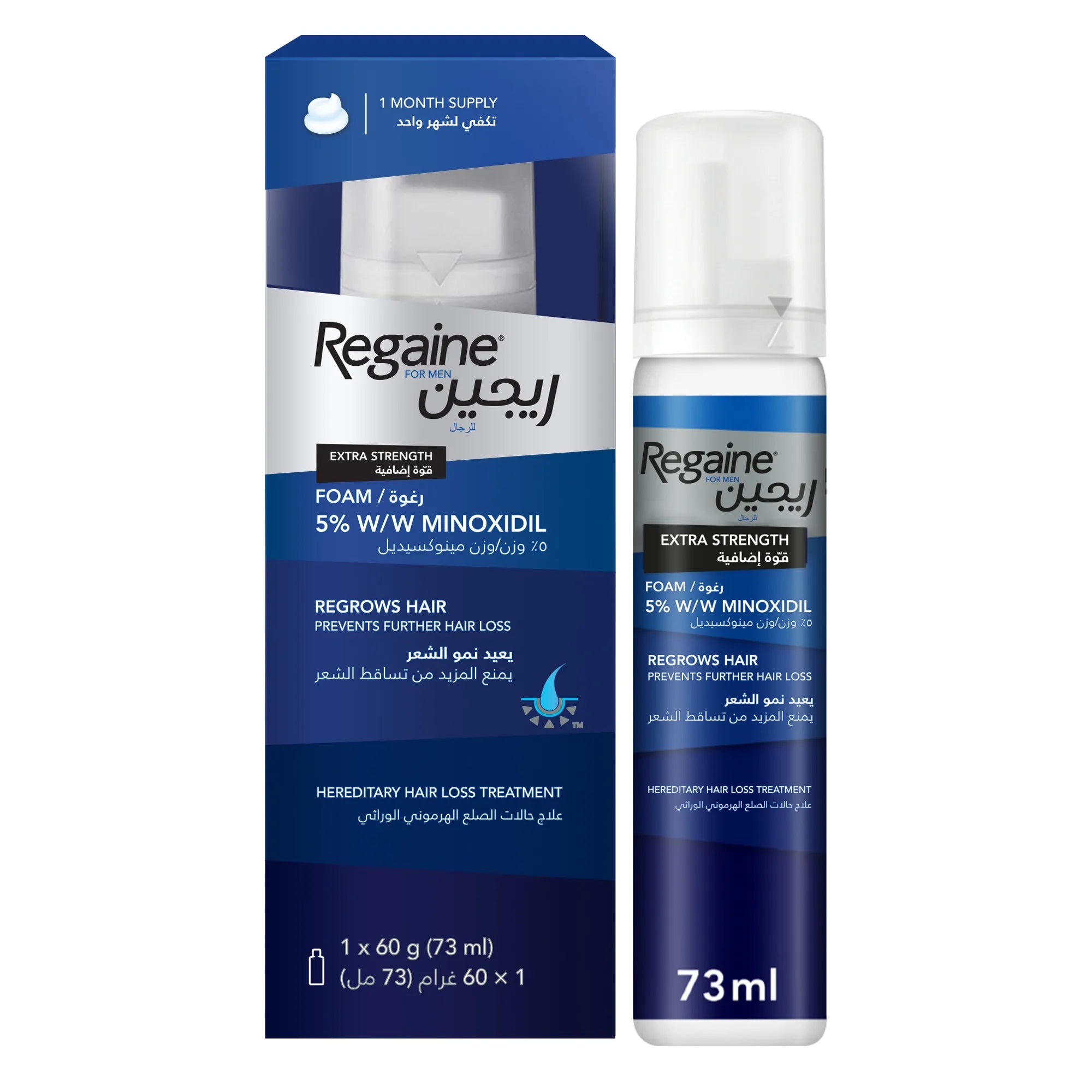 Regaine foam 5% 73 ml