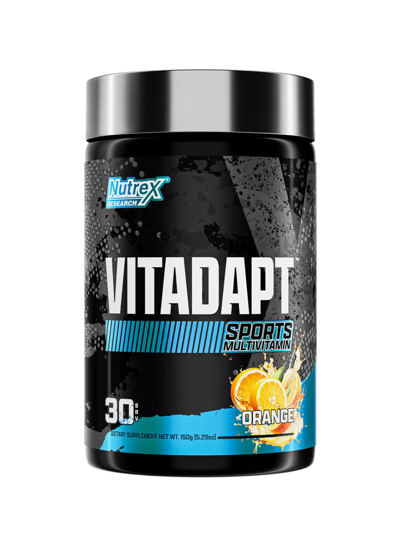 مكمل Nutrex Vitadapt الفيتامينات المتعددة الرياضية نكهة البرتقال بودرة 150 جرام