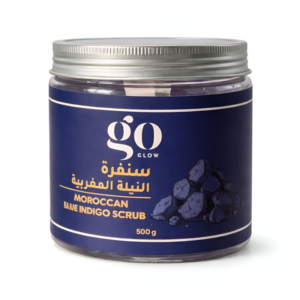 Go Glow Face & Body Scrub 500g Moroccan Indigo