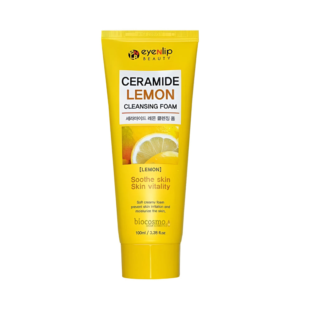 Eyenlip foaming face cleanser 100ml ceramide lemon
