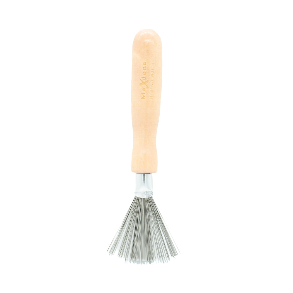 Max dona hair brush cleaning tool with a thin wired tip