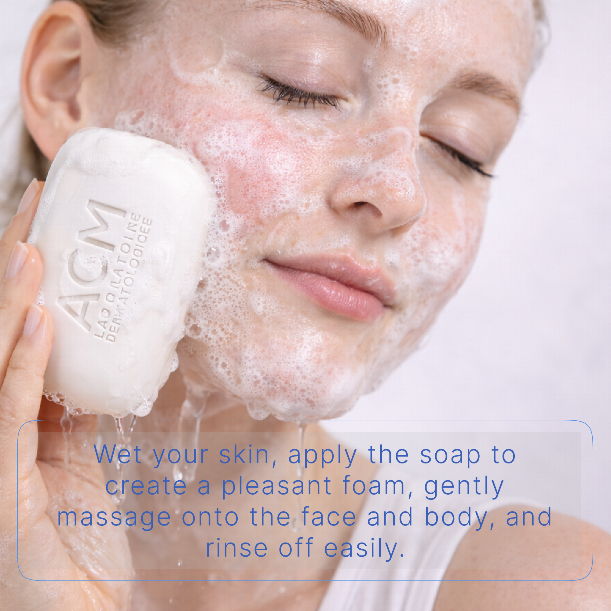 Acm Bar Soap – Gentle Cleansing Bar for Sensitive Skin, 100g