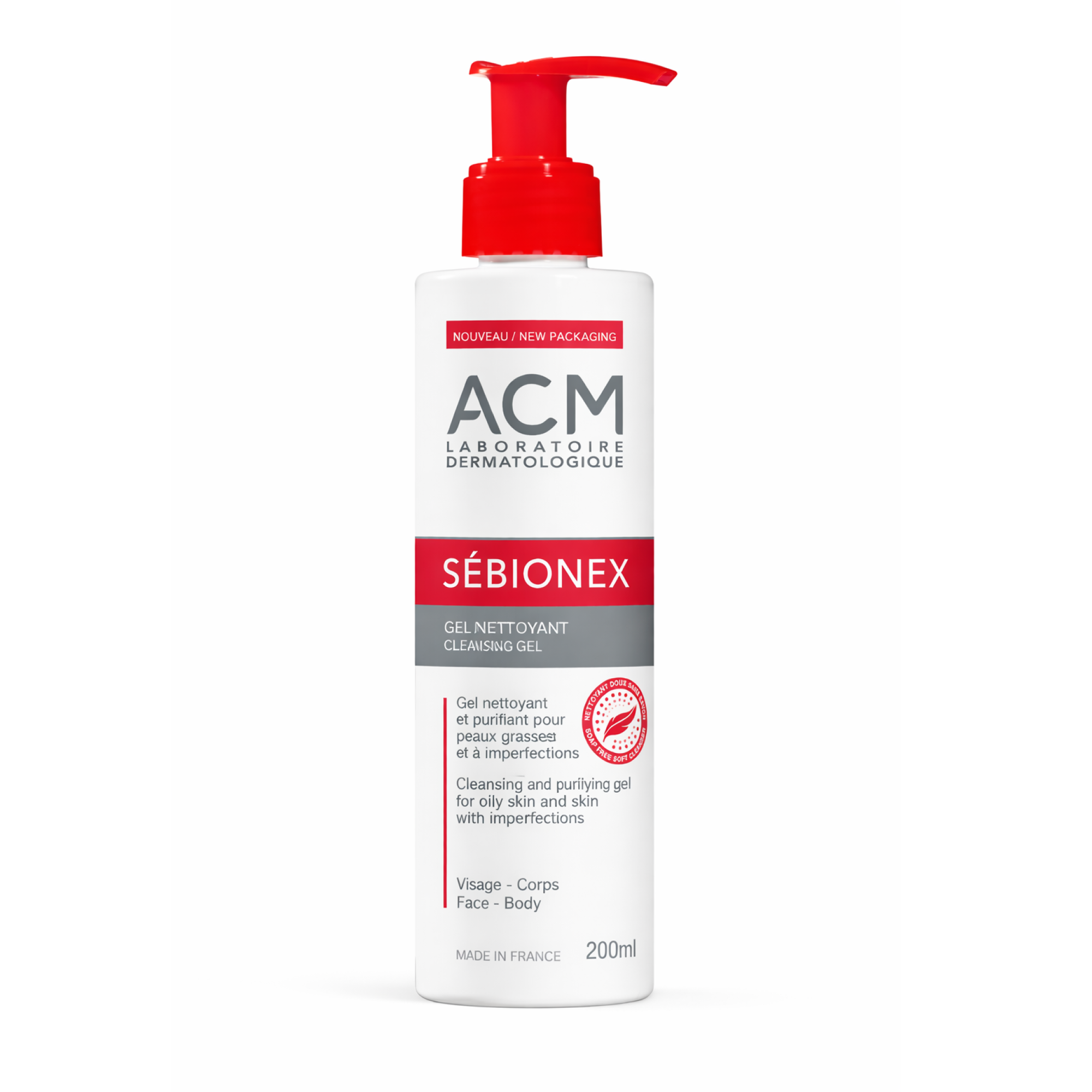 Acm Gel Cleanser Sebionex 200ml for Oily Skin
