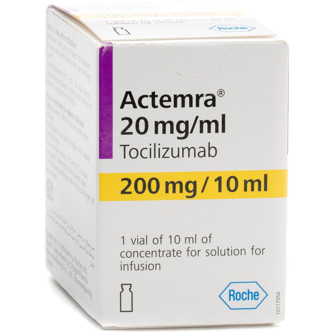 ACTEMRA 20 MG/ML Solution for injection/infusion 10ml
