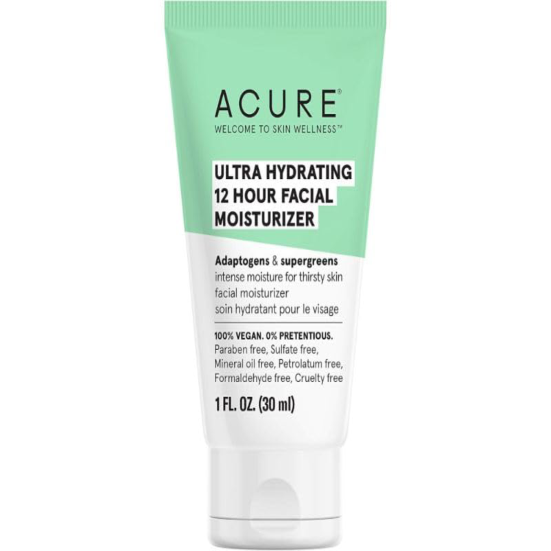 Acure Facial Moisturizer Deep Moisturizing for 12 Hours 30 ml