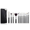 Hearts brush set 15pc professional for face and eyes