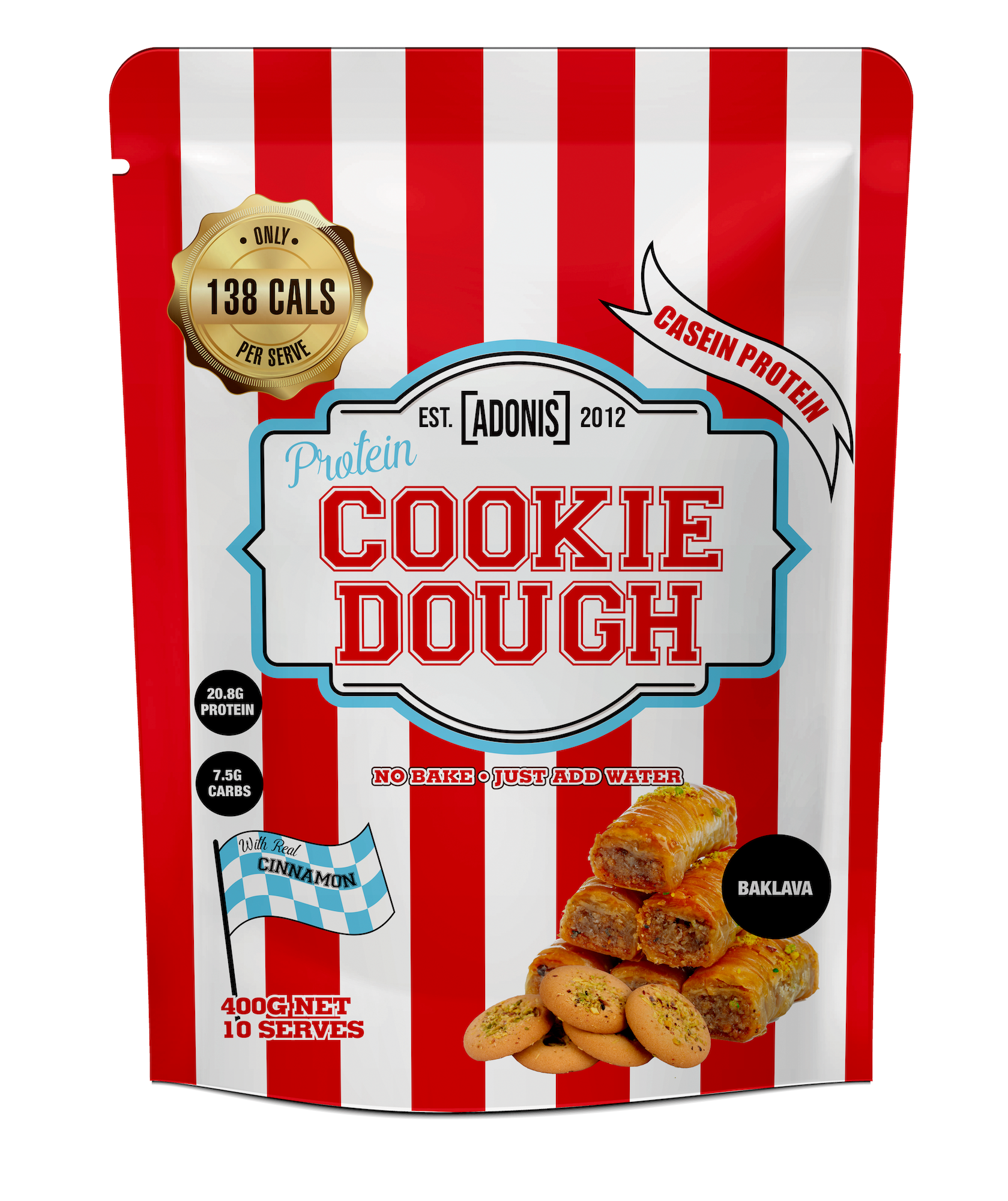 Protein Cookie Dough (Casein Protein) - Baklava 400g