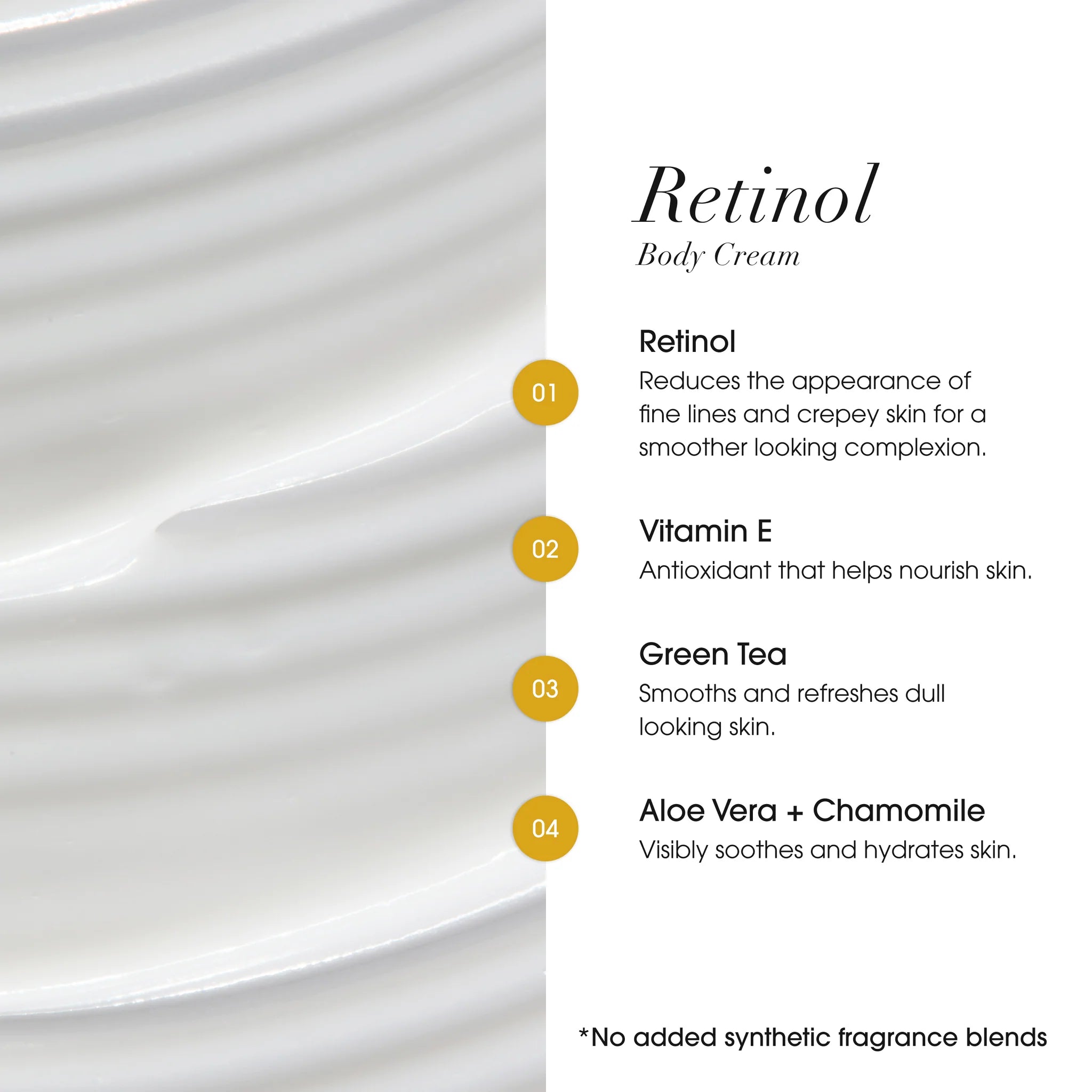 Advanced Clinicals Retinol Face Cream – Anti-Aging Skin Firming 59ml