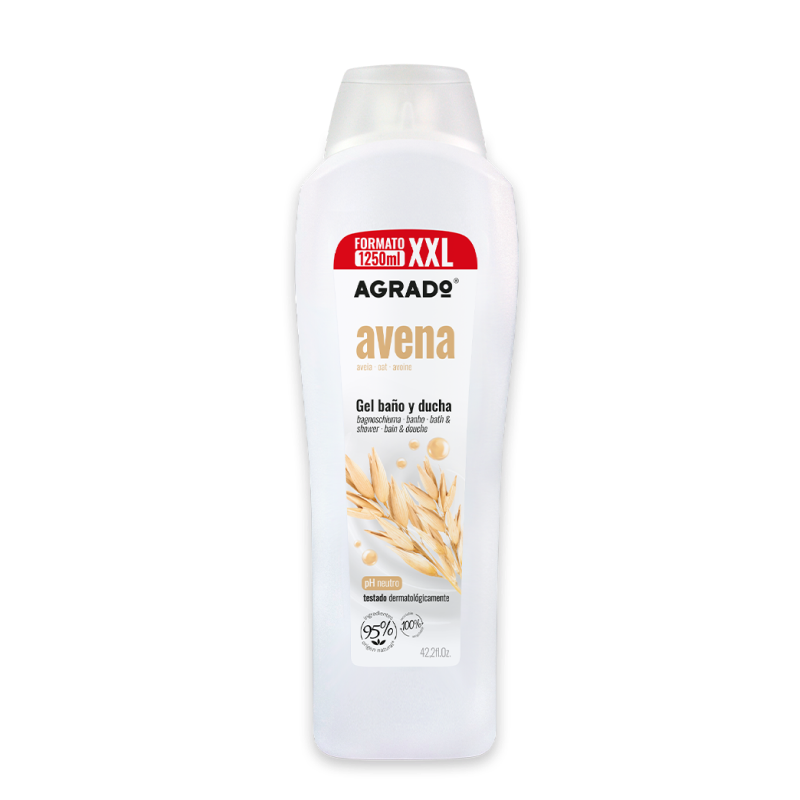 Agrado Oats Shower Gel – Family Use Moisturizing Body Wash 1250ml