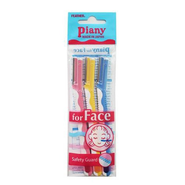 Feather Piany Eyebrows Razors 3pc