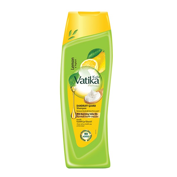 Vatika Hair Shampoo 400ml Anti Dandruff Protection With Lemon And Yogurt