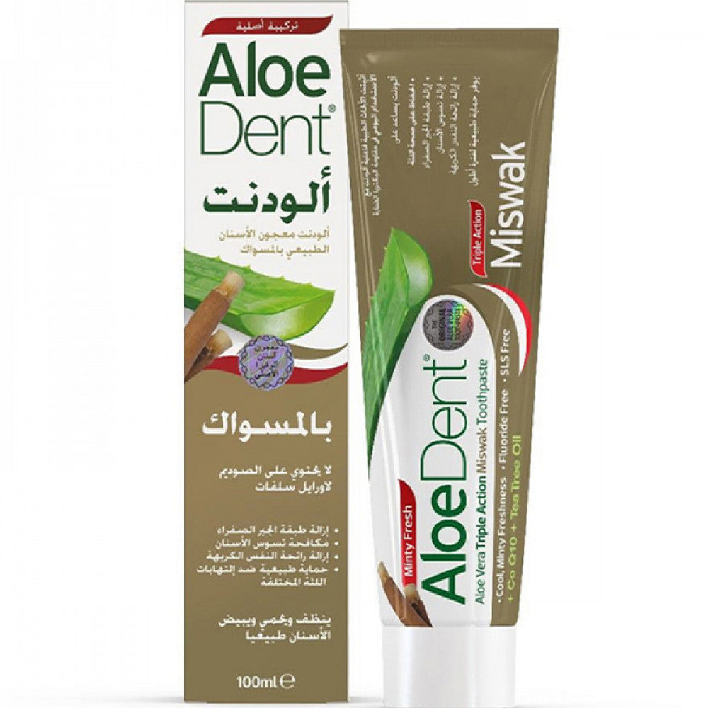 Aloedent Aloedent Toothpaste 100ml Triple Action Miswak
