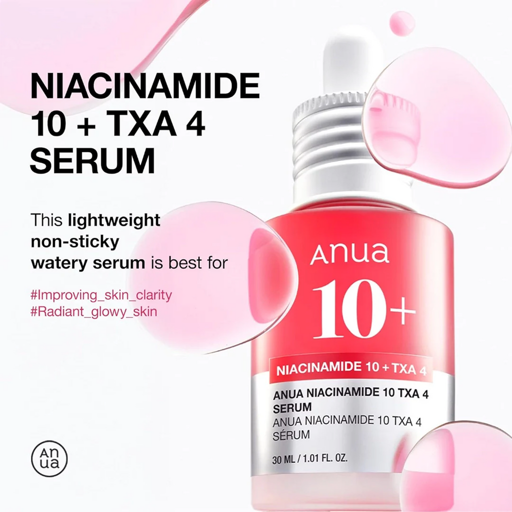 Anua Niacinamide 10% + TXA 4% Spot Correcting Serum – Brightening & Pore Care 30ml