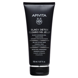 APIVITA Black Detox Cleansing Jelly (Activated Charcoal and Propolis)150ml