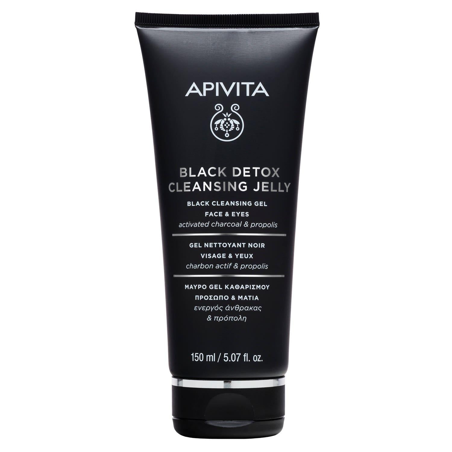 APIVITA Black Detox Cleansing Jelly (Activated Charcoal and Propolis)150ml